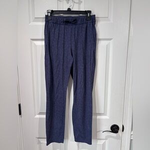 Crz Yoga Lightweight Buttersoft Pants Size M Purple Blue Print Women’s